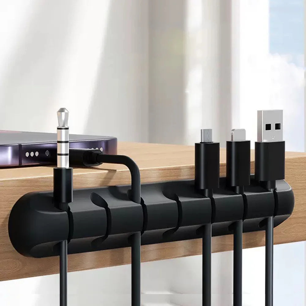 AuraDesk desk cable organizer clean gaming setup solution