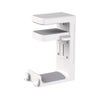 White single clamp headphone stand