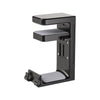 Black headphone stand
